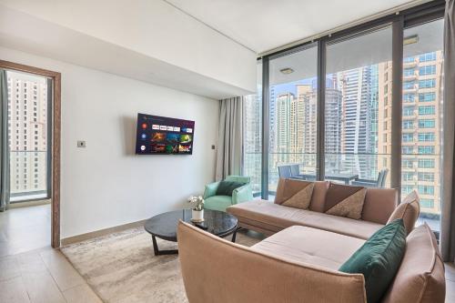 Luxury Living in Marina Liv Residence 2BR, Dubaj (zdjęcie 4)