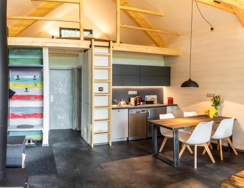 кухня, Hotel Kouty - Lesní Apartmány (Hotel Kouty - Lesni Apartmany) in Horní Paseka