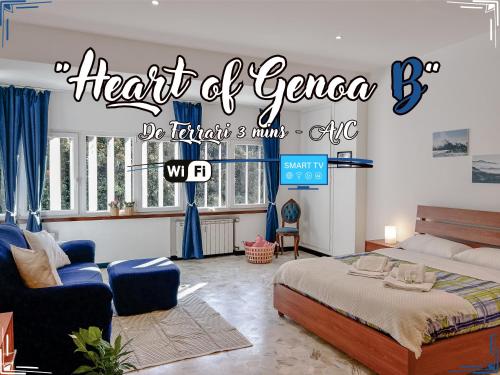 Heart of Genova B - De Ferrari 3min - AC - WiFi, Janov