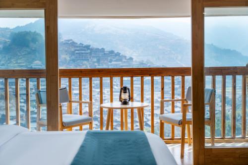 Kilátás, Xijiang Yunting Light Luxury Panoramic Hotel in Qiandongnan