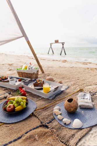 Tótem Beach Club in Celestún, Mexico