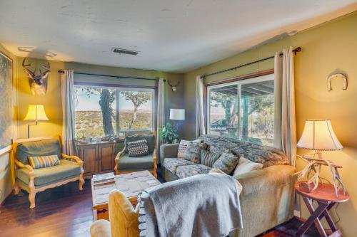 . Mtn-View Gem on 20 Acres: Patagonia Cabin Hideaway