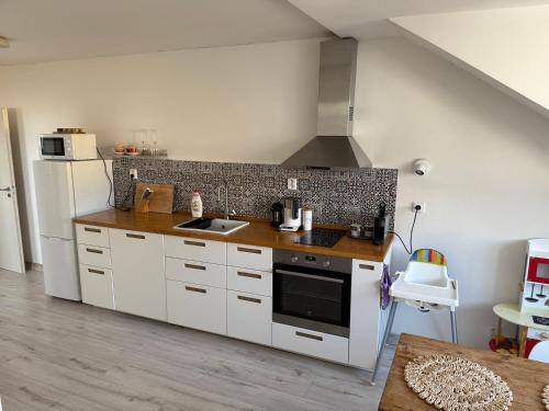 Cocina, Apartmán na náměstí (Apartman na namesti) in Kasperske Hory