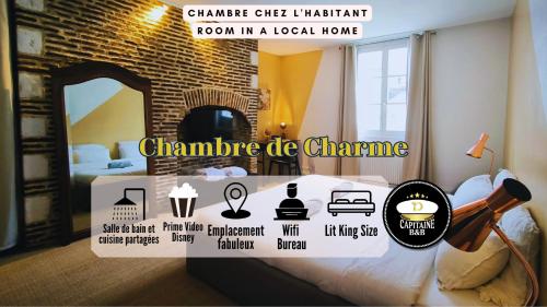 Chambre Privée Chez l'Habitant Confort Charme Hypercentre - Pension de famille - Troyes