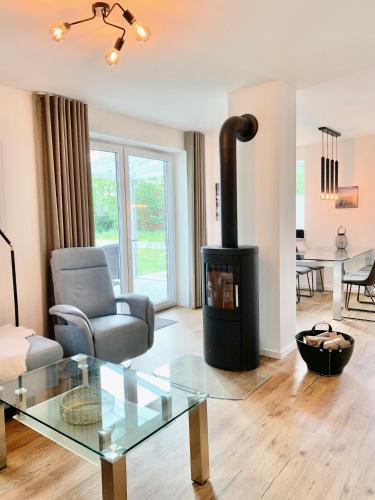 Tolles Ferienhaus freistehend mit Sauna und Kamin