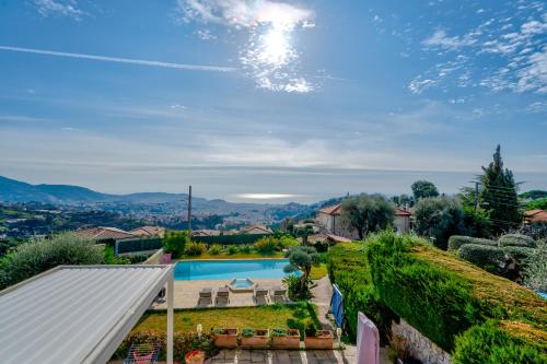 View, Nice villa de prestige Vue mer panoramique Piscine Climatisation in La Plana