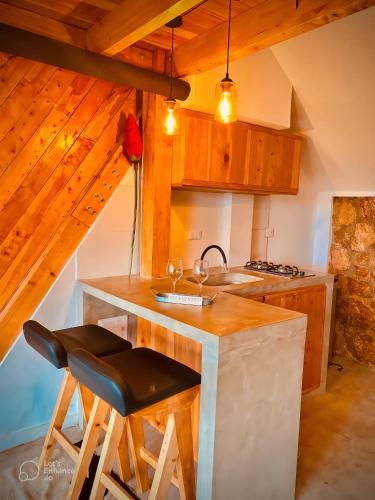 Konyha, Tiny House El Refugio in Firavitoba