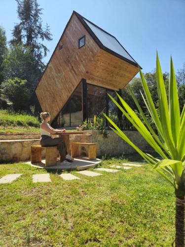 A szálláshely kívülről, Tiny House El Refugio in Firavitoba