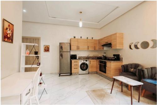 Premium Romantic 1 Bedroom & Living Room with Swimming pool & Garden view, Casablanca (fotografie 10)