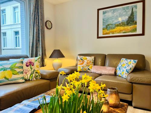 Elegant 3-Bedroom Apartment, Amberes (foto 9)