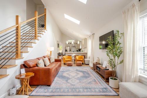 4bd 4mins to Duke and Downtown E-bike Firepit in Durham, USA