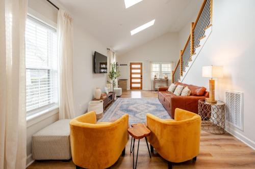4bd 4mins to Duke and Downtown E-bike Firepit in Durham, USA