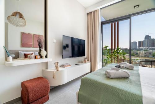 Exquisitely designed studio in Oxford terraces JVC, Дубай