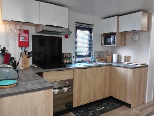 MH 558 SPACIOSA 2 chambres ET 1 salle de bain 45m2 2 terrasses avec vue sur foret dans camping 4étoiles MH 558 SPACIOSA 2 chambres ET 1 salle de bain 45m2 2 terrasses avec vue sur foret dans camping 4étoiles