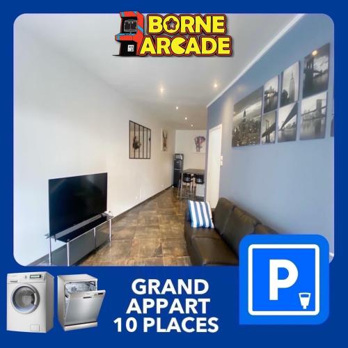 . 021 CHIC & COSY GRAND APPART 84m2 HYPERCENTRE WIFI SMART TV NETFLIX