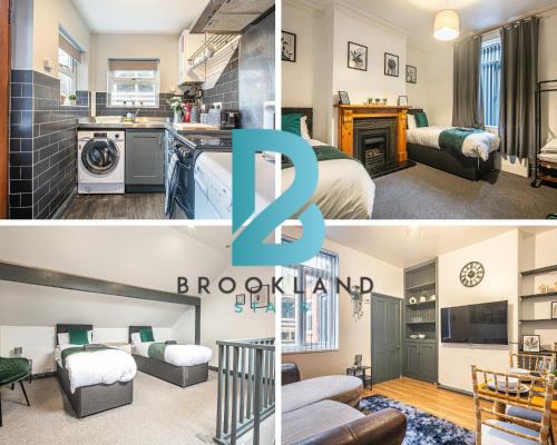 Four Bedrrom House by Brookland Stays Serviced Accommodation Short Lets Sheffield with Free WiFi gîte à louer Marriott Sheffield