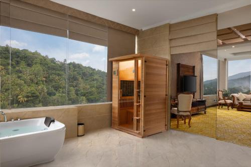 Suite, jacuzzi, sauna