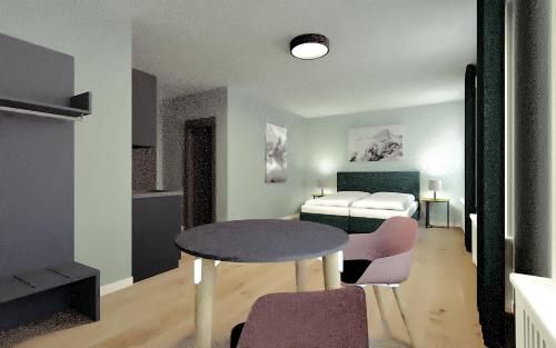 Studio Apartment with One Double Bed