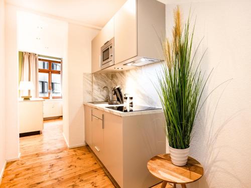 Cocina, OH KEY Apartments - unlock your stay - Zentral in Fulda-City in Fulda