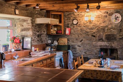 virtuve, Angelas Farmhouse Lauragh by Trident Holiday Homes in Lauragh