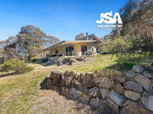 A szálláshely kívülről, Frogmouth Hutte in Crackenback