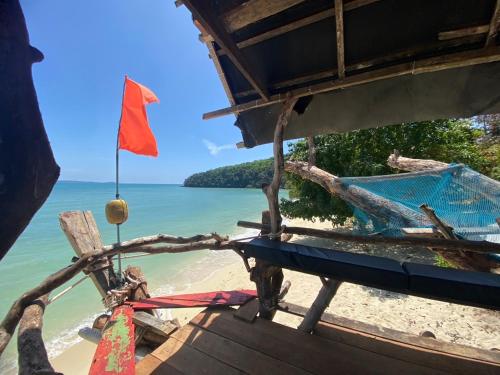 Private Beach Camping on island at Koh Lon Island in Lone Island