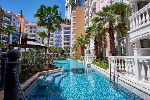 Seven Seas Cote d'Azur Family-friendly one bedroom with Pool& Gym Steps to Beach 1