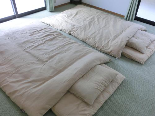 Bed, Guesthouse Famusuton in Iwami