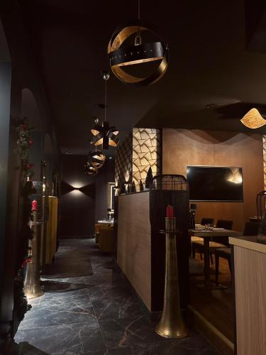 Bar/ Salón, Pension Michelangelo in Eisenach City Center