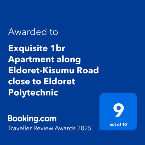 บริการและสิ่งอำนวยความสะดวก, Exquisite 1br Apartment along Eldoret-Kisumu Road close to Eldoret Polytechnic in เอลดอเรต