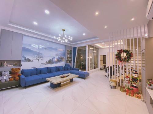 Shared lounge/TV area, Yue Ke Lai B&B in Minxiong Township