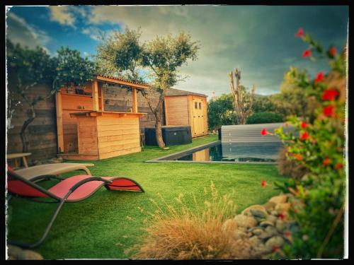 Villa DOLCE, piscine privée chauffée & jacuzzi privatif, 5mn des plages, Porto-Vecchio (photo 7)