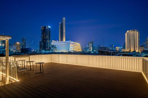 ระเบียง/ชานเรือน, โรงแรมสาน สาทร (Saan Hotel Sathorn ) in ธนบุรี