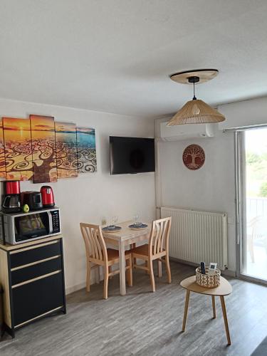 Balaruc studio avec piscine parking et climatisation - Location saisonnière - Balaruc-les-Bains