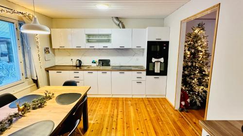 virtuve, Willa Reindeer - komfortowy dom w sercu Laponii! in Paranena