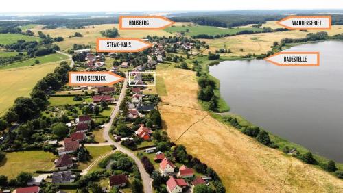 Seeblick in Klein Upahl, Deutschland