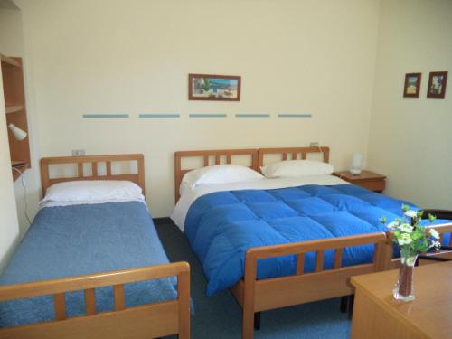 1 queen bed, 1 twin bed
