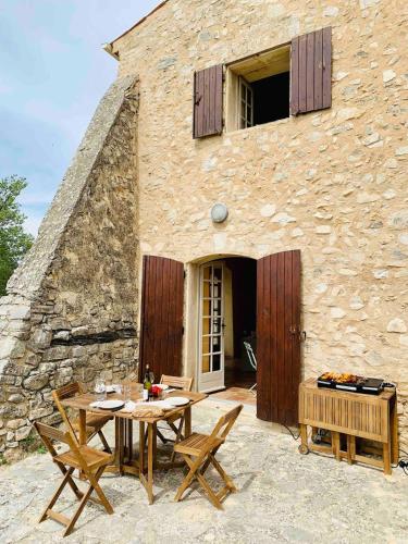 ทัศนียภาพภายนอกโรงแรม, Provencal farmhouse in Luberon's heart with pool in แปร์ตุย