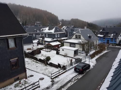 Waldblick in Lauscha, Deutschland