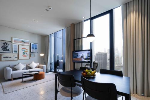 Modern Studio at Upside Living, Business Bay with Burj Khalifa View, Dubai