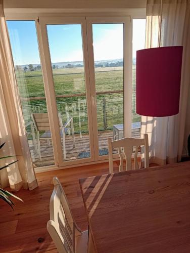 景觀, Ferienwohnung unterm Dach mit Alpenblick in 魯德拉茨霍芬