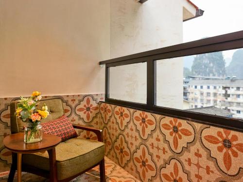 Camera doppia, balcone