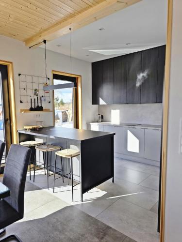 virtuve, Czôrny Dąb - dom wakacyjny na Kaszubach, bilard, jacuzzi, sauna (Czorny Dab - dom wakacyjny na Kaszubach, bilard, jacuzzi, sauna) in Kozyczkowo
