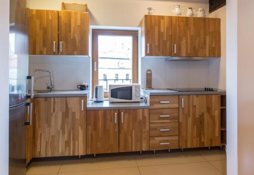 廚房, Velehradský dům sv Cyrila a Metoděje Velehrad - Apartmán (Velehradsky dum sv Cyrila a Metodeje Velehrad - Apartman) in 韋萊赫拉德
