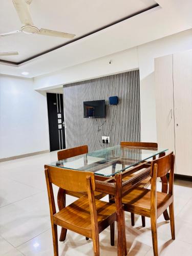 Shared lounge/TV area, Hsquare Service Apartment Malad in Malad