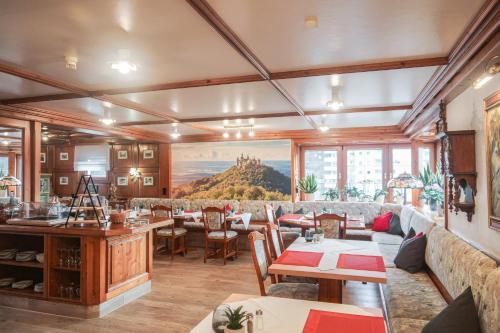 餐廳, Hotel Garni in der Breite in 阿爾布施塔特