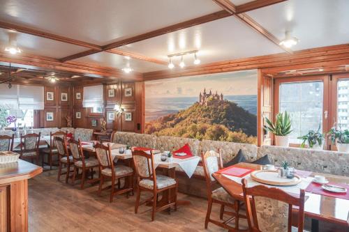餐廳, Hotel Garni in der Breite in 阿爾布施塔特