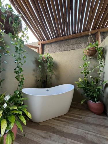 Bathroom, Malie Bangalo - Alagoas in Barra De Santo Antonio