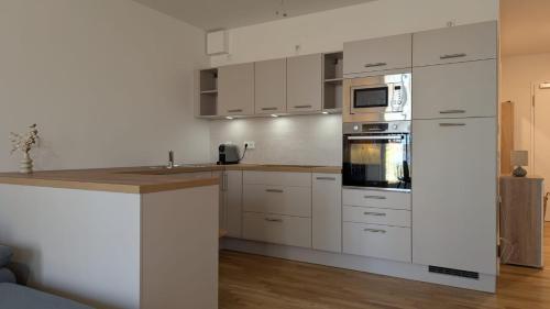 廚房, Modernes voll möbliertes Apartment am See mit Garten, nahe BER (Modernes voll mobliertes Apartment am See mit Garten, nahe BER) in 貝斯滕塞