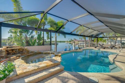 Dock and Pool Canal-Front Cape Coral Oasis!